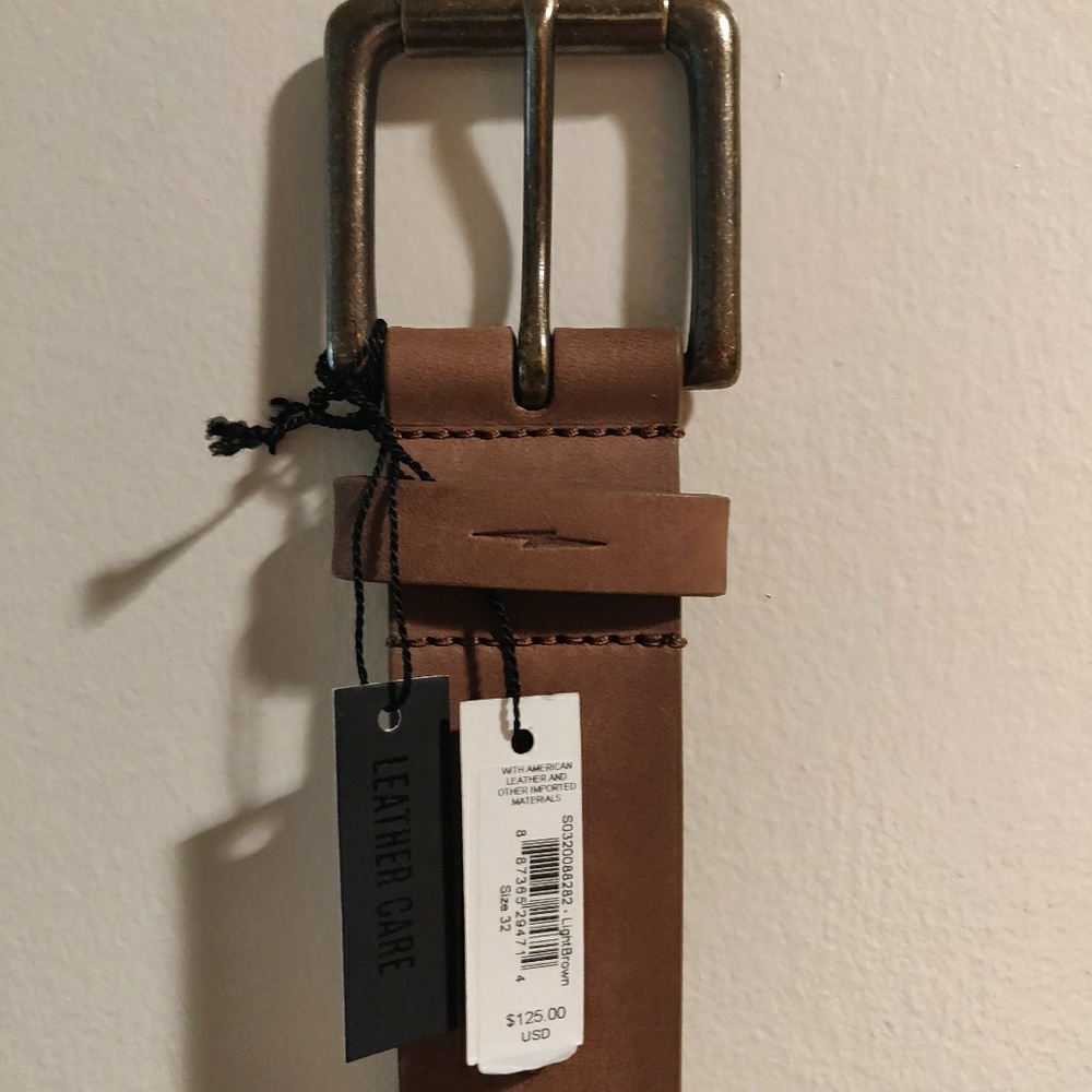 Shinola mens belt